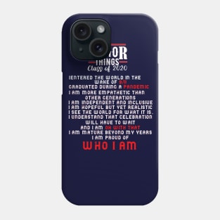 senior thing 2020 class of 2020 graduation gift Phone Case