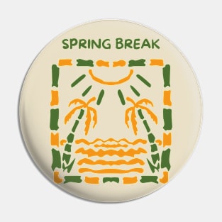 Spring Break Pin