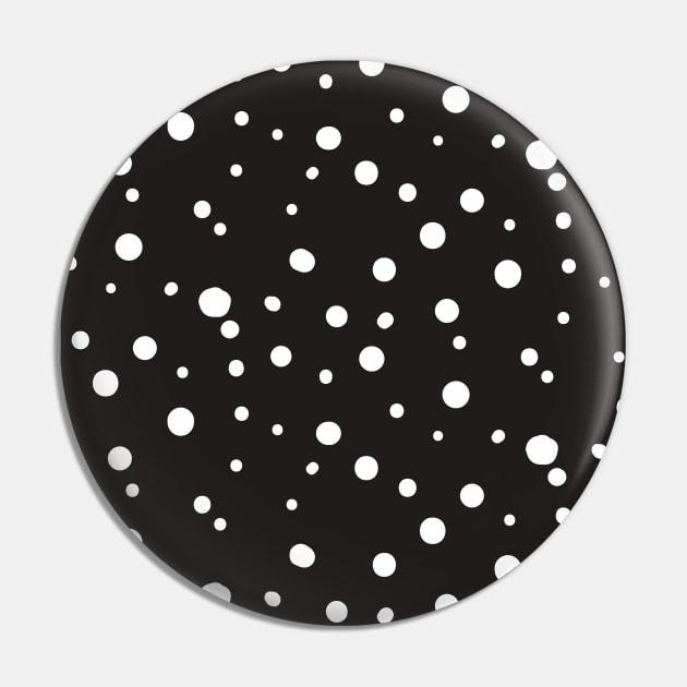 Monochrome Circles Pattern Pin by Patternos