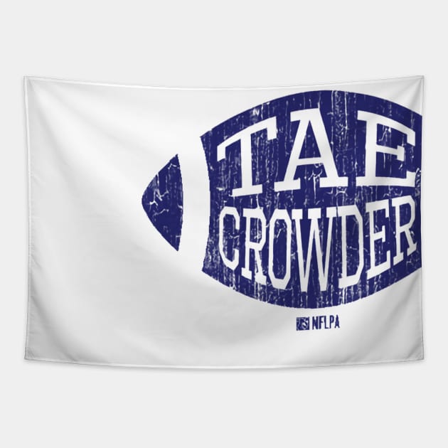 Tae Crowder New York G Football Tapestry by TodosRigatSot