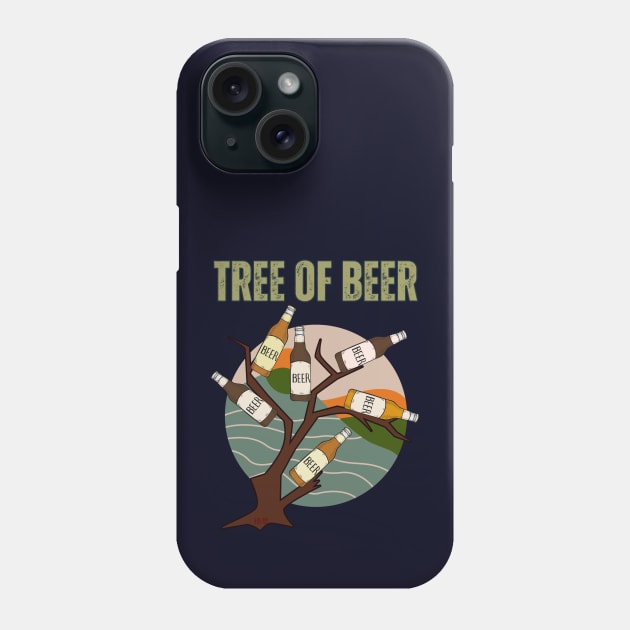 Tree of Beer - Funny Beer Phone Case by SEIKA by FP