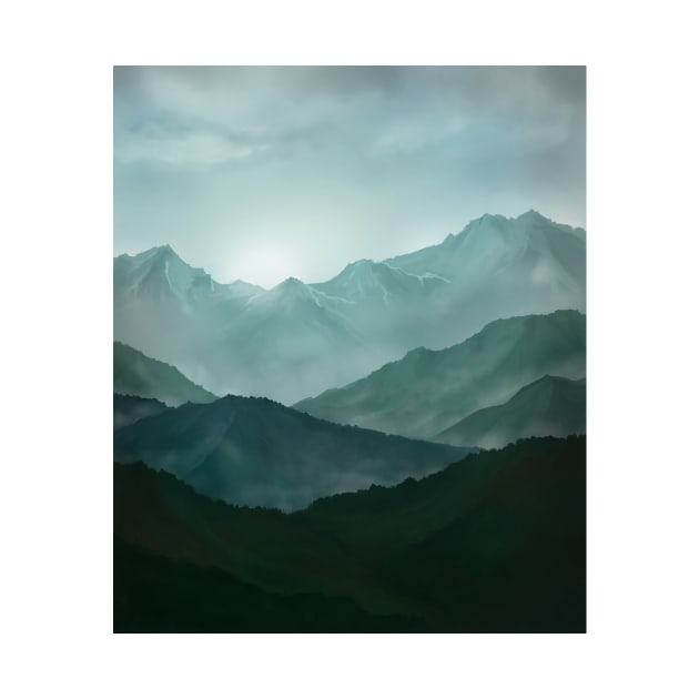 Mountain landscape by consequat