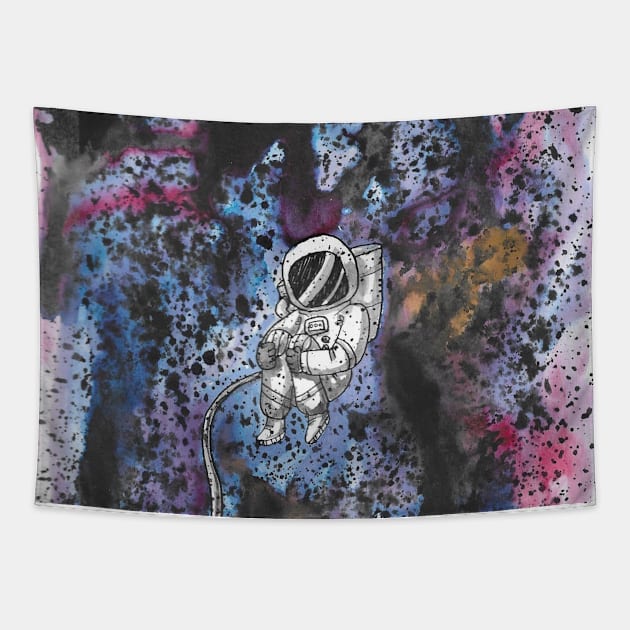 Floating in Space Tapestry by Spacedust314