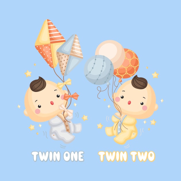 Twins baby boys by KOTOdesign