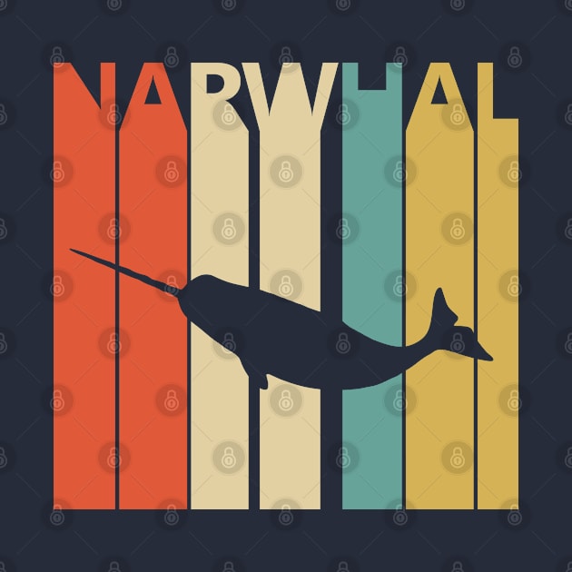 Vintage Narwhal Animal Lover Gift by GWENT