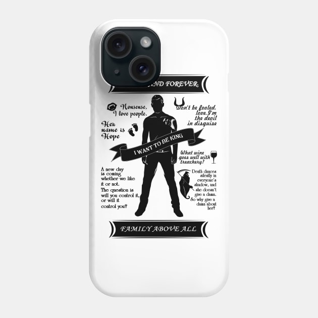 Klaus Mikaelson Quotes Phone Case by KsuAnn