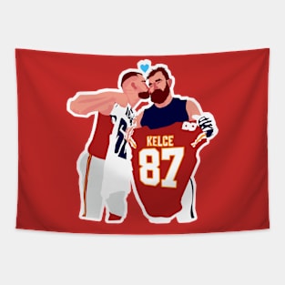 Travis KELCE x Jason KELCE - RED Tapestry