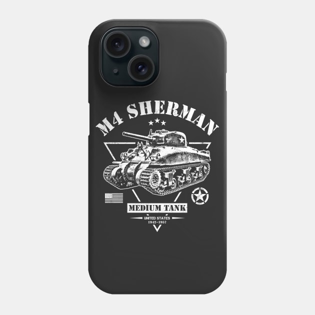 M4 Sherman Phone Case by Military Style Designs