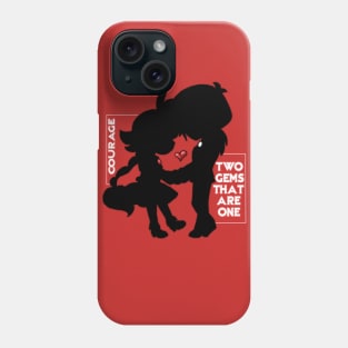 Courage: Two Gems That Are One Phone Case