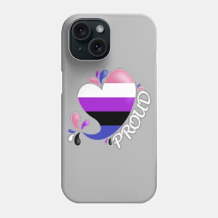 Proud to be Genderfluid Phone Case