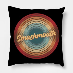 smashmouth vintage circle Pillow