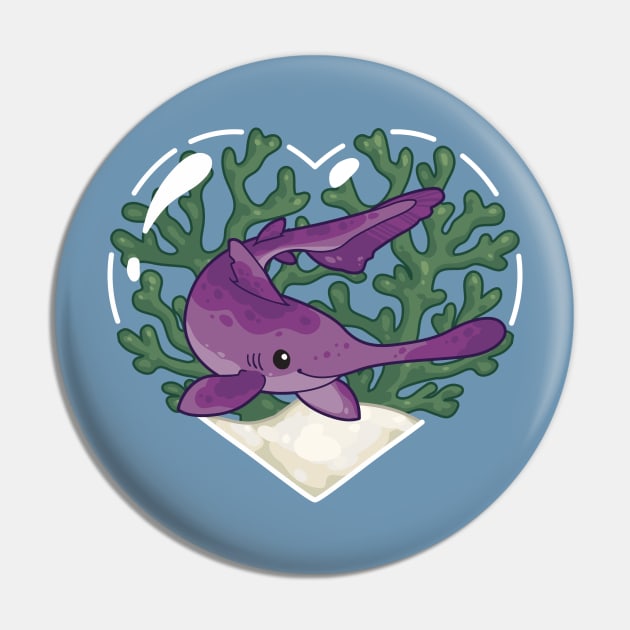 MORSEL, the Bandringa Shark Pin by bytesizetreasure