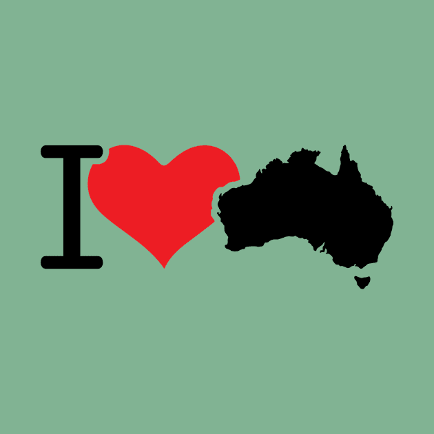 I love Australia by at1102Studio