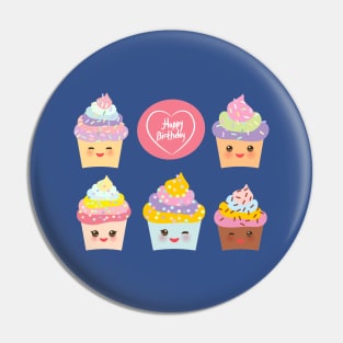 Happy Birthday Cupcake (2) Pin