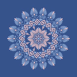 Floral Greek ornament Meander T-Shirt