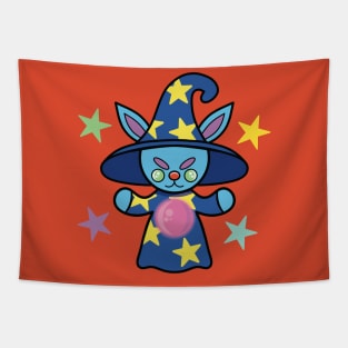 Mad Wizard Rabbit Tapestry