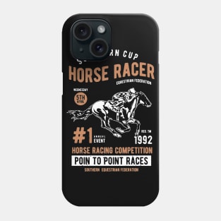 Southern Cup Horse Racer Phone Case