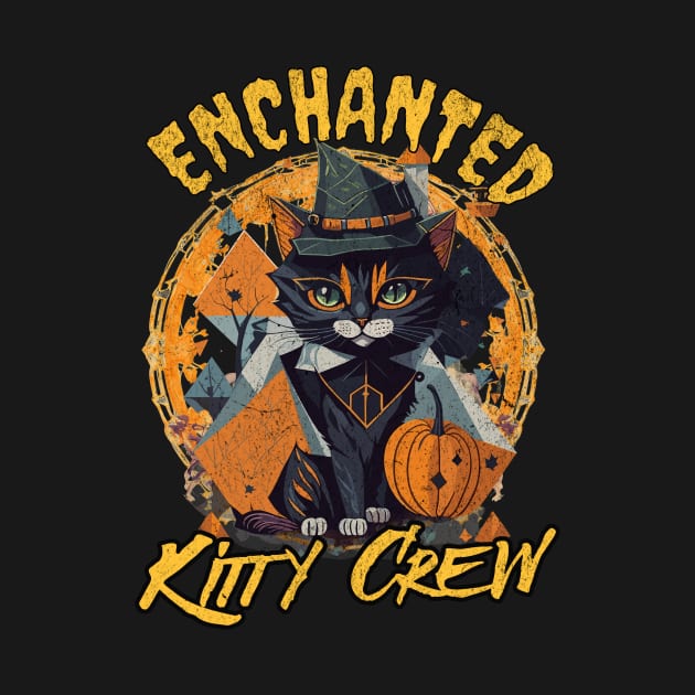 Enchanted Kitty Crew Halloween Black Cat by Luvleigh