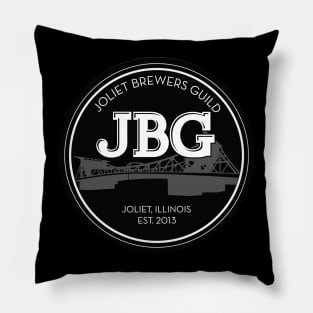 Black and White - Full Logo Pillow