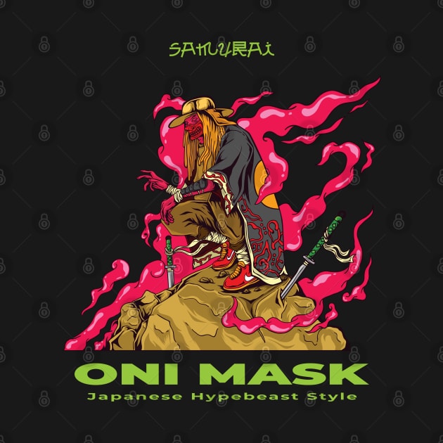Samurai Oni Mask by hiroyuki
