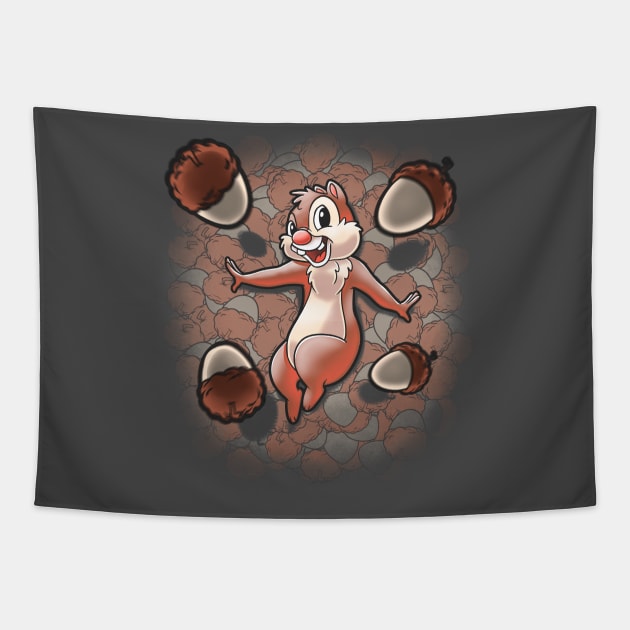 Nuts beauty Tapestry by Cromanart