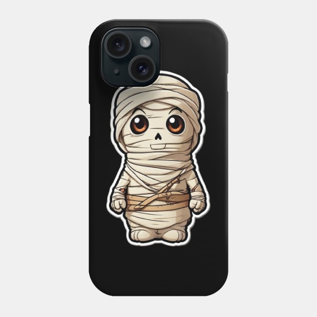 Cute Little Halloween Mummy Phone Case by Majkel&Majkel