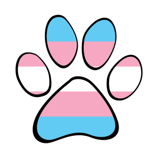 Transgender Pride Paw T-Shirt