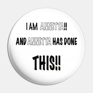 I am annetta and annetta has done this Pin