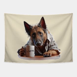 Belgian Malinois Really?! by focusln Tapestry