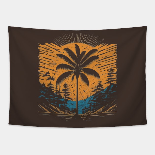 palm Tapestry by Fuzzer