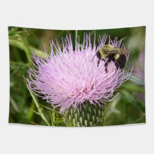 Bee on a Thistle Tapestry