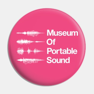 Museum of Portable Sound Waveforms Logo Pin