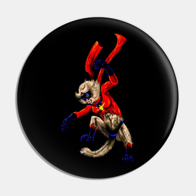 Ms Monkey Marvel Pin by ThirteenthFloor