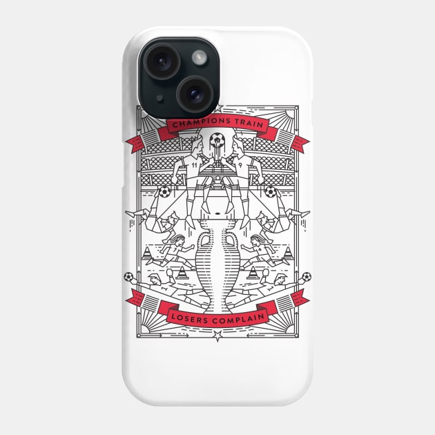 Football quote Phone Case by kursatunsal