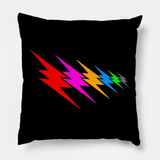 6 Lightning Bolts Pillow