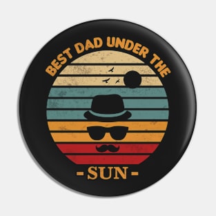 Retro Vintage Sunset Pin