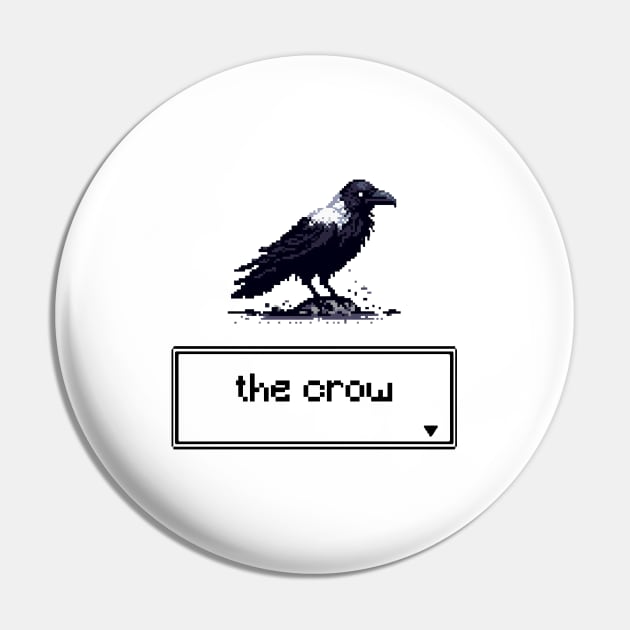 the crow Pin by PXLART