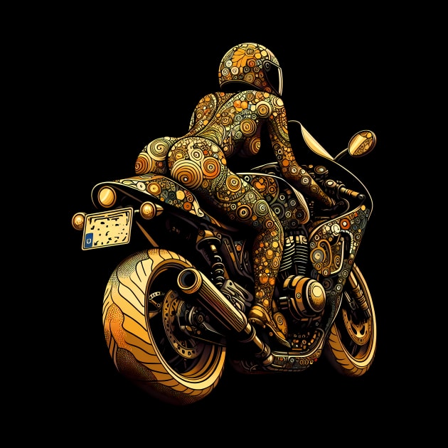 Motorcycle Girl Design by newozzorder