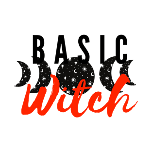 Basic Witch Design T-Shirt