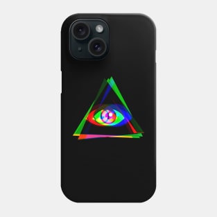 COLORFUL ALL SEEING EYE Phone Case