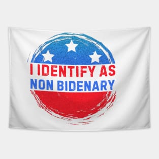 I identify as non Bidenary (v8) Tapestry