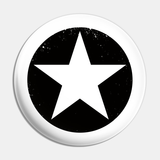 Star In A Circle Pin by PsychicCat