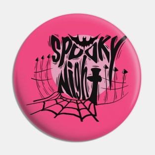 Halloween Spooky Night Pin