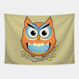 Kawaii Little Owl Tapestry