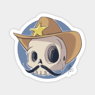 Skull Star Magnet