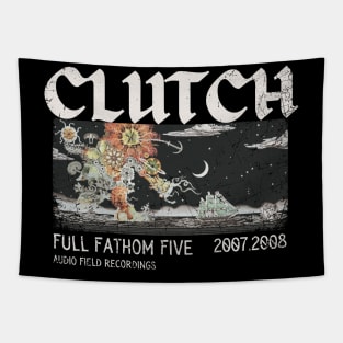 Clutch Vintage 1991 // Full Fathom Five Original Fan Design Artwork Tapestry