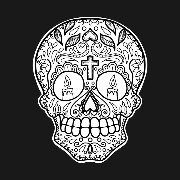 HomeSchoolTattoo Sugarskull by HomeSchoolTattoo