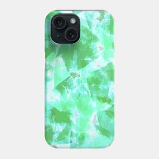 Abstract Swatches in Shades of Green Phone Case