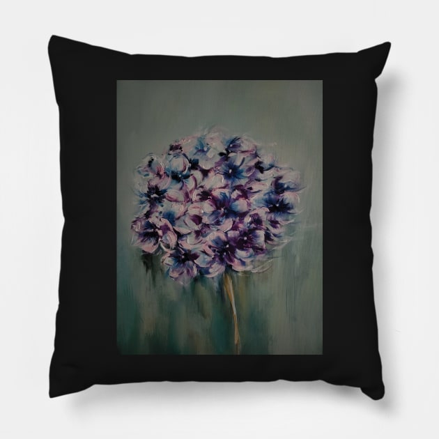 Hydrangea Pillow by myboxerdog