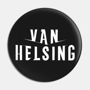 Van Helsing Logo White Pin